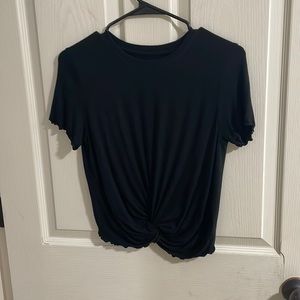 very soft American eagle shirt, has ruffed sleeves, and has never been worn